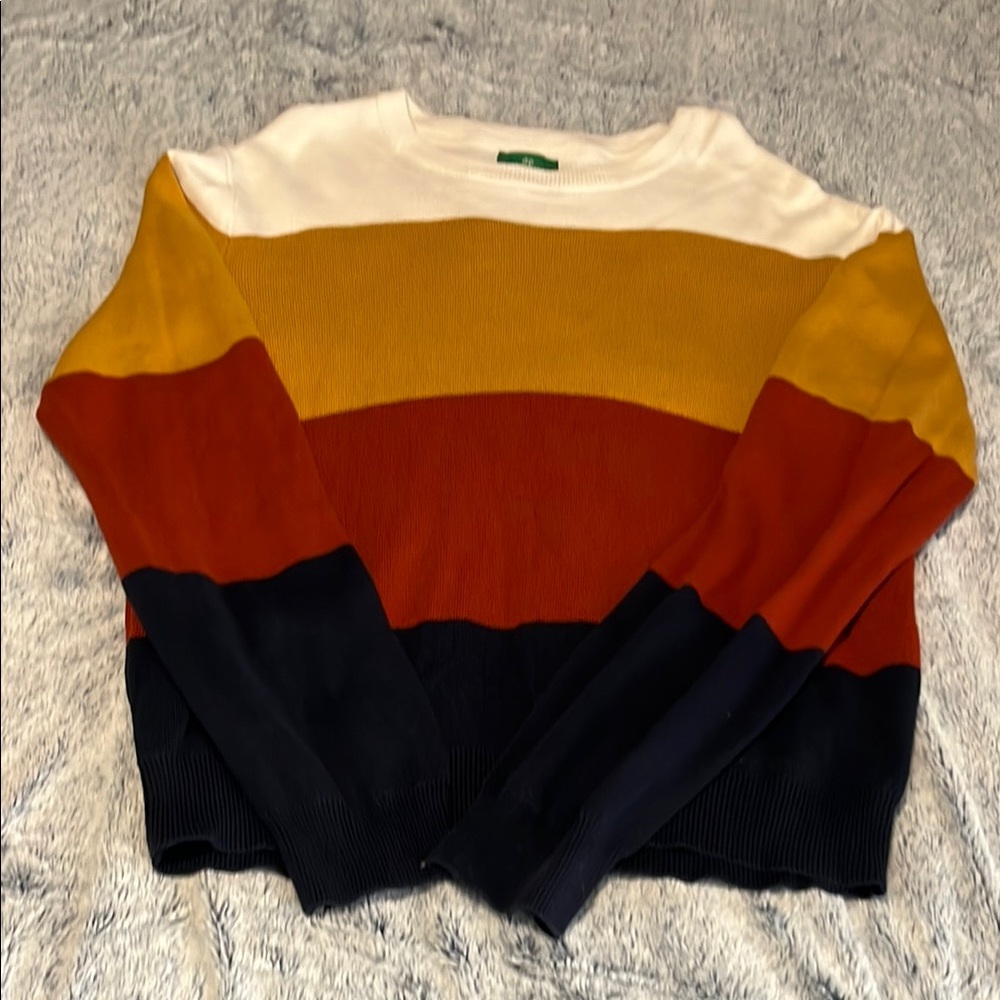 Dip Colorful Striped Sweater Size XL